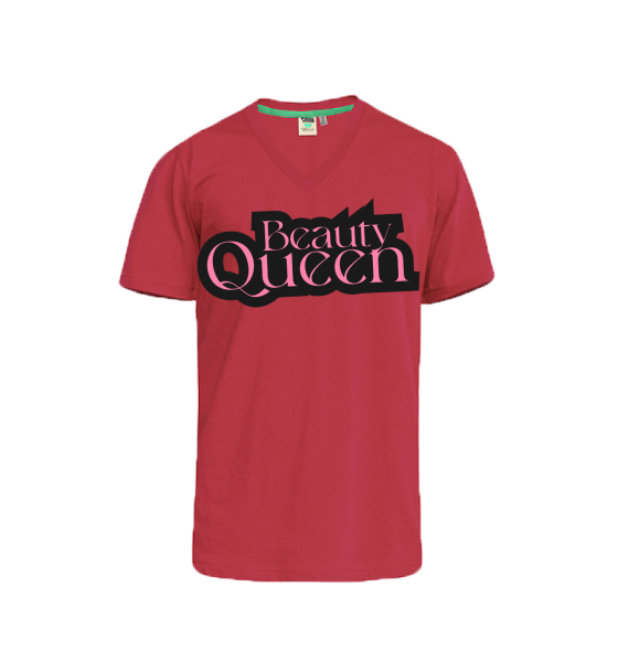 BEAUTY QUEEN RED TSHIRT