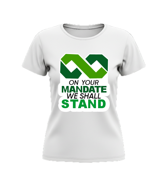 ON YOUR MANDATE WE SHALL STAND